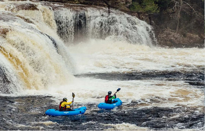 Packrafts On A River