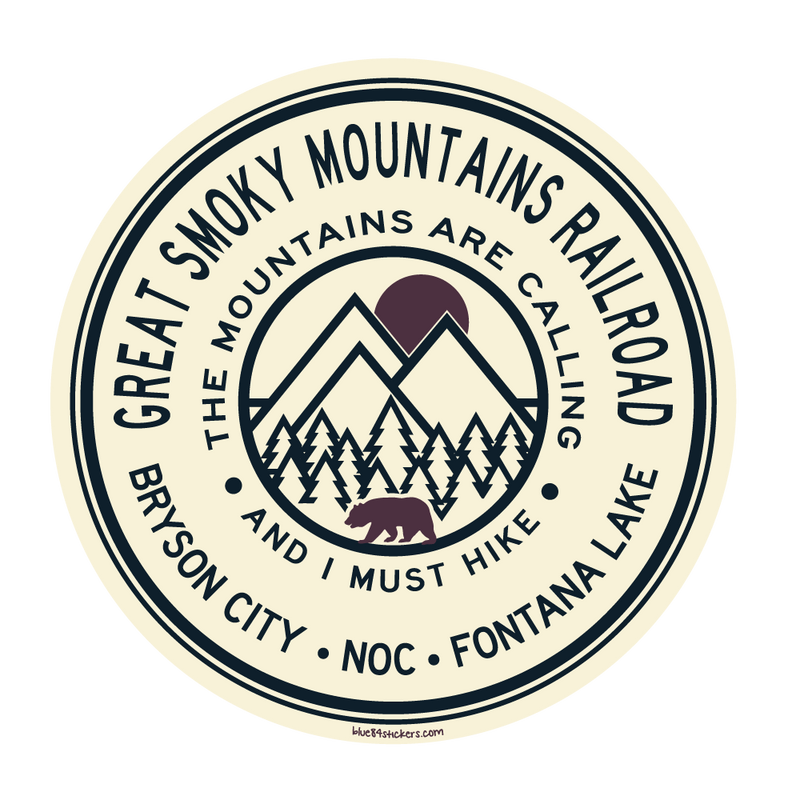 NOC Lakeshirts Stickers, Fractured Mtns/Bear/LC/Fb