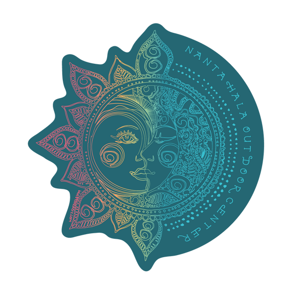 NOC Lakeshirts Stickers, Travel Scape Sun/Moon