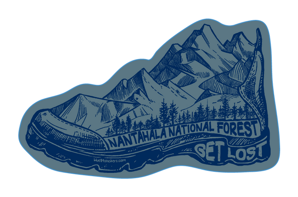 NOC Lakeshirts Stickers, Get Lost - Nantahala National Forest