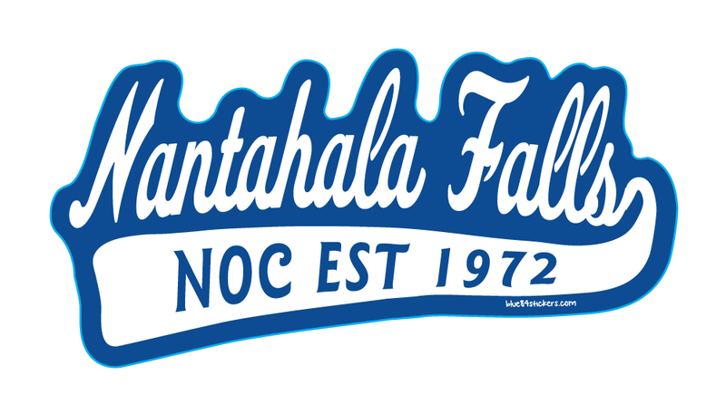 NOC Lakeshirts Stickers, Batter Up Nantahala Falls