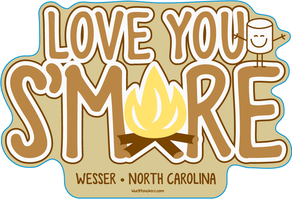 NOC Lakeshirts Stickers, Skippy Smore