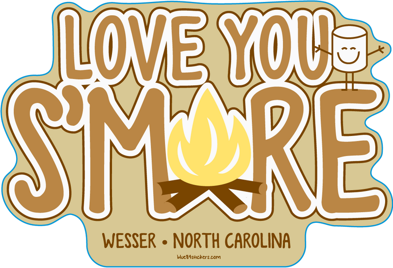 NOC Lakeshirts Stickers, Skippy Smore