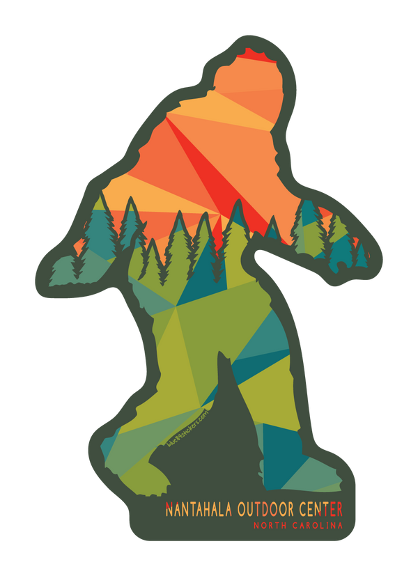 NOC Lakeshirts Stickers, Remnant Big Foot/Pines YF