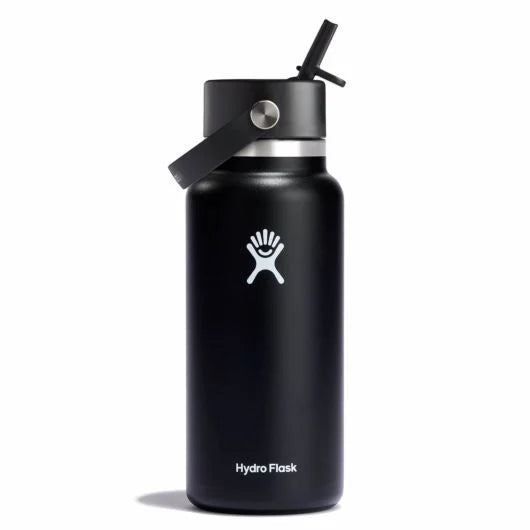 32oz Wide Mouth Bottle with Flex Straw Cap