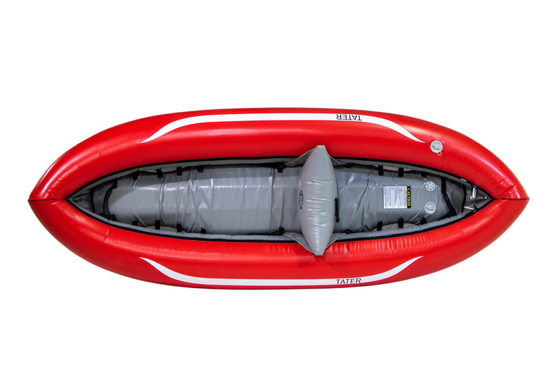 AIRE Tater Inflatable Kayak Package w/ Thigh Straps - Red