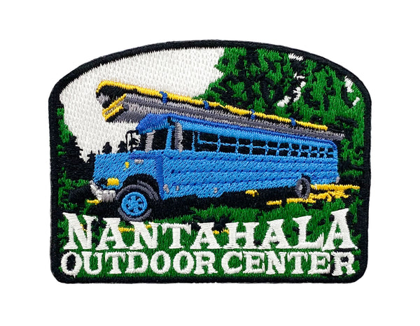 NOC Embroidered Blue Bus Patch