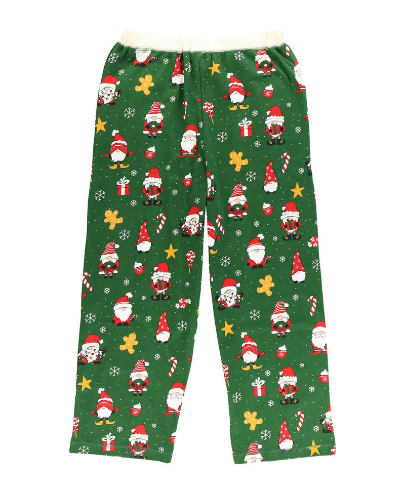 Lazyone Women's Christmas Gnome Regular Fit PJ Pants