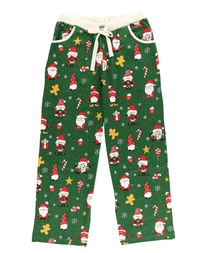 Lazyone Women's Christmas Gnome Regular Fit PJ Pants