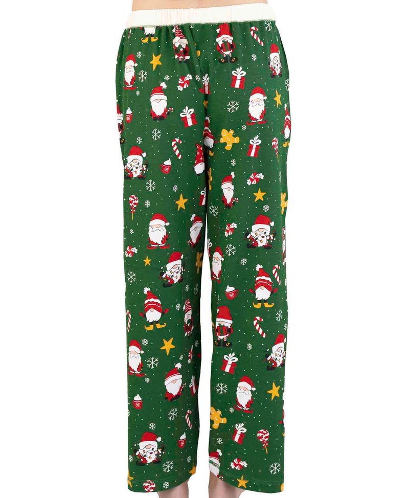 Lazyone Women's Christmas Gnome Regular Fit PJ Pants