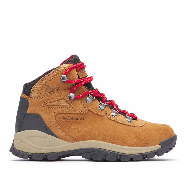 Columbia Women’s Newton Ridge™ Plus Waterproof Amped Hiking Boot Elk Mountain Red Side