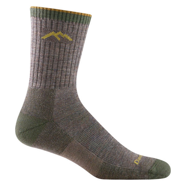 Mens Hiker Micro Crew Midweight Hiking Socks