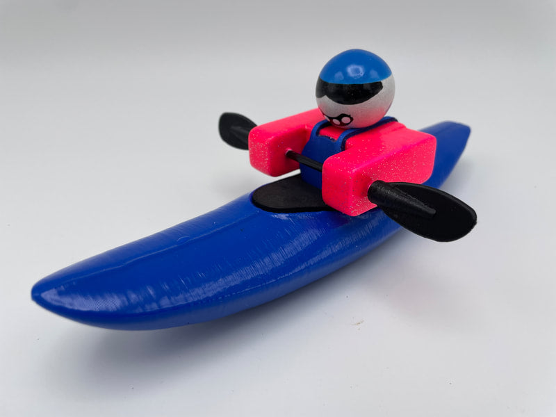 Foamie Boater - Plastic Mini Kayaks