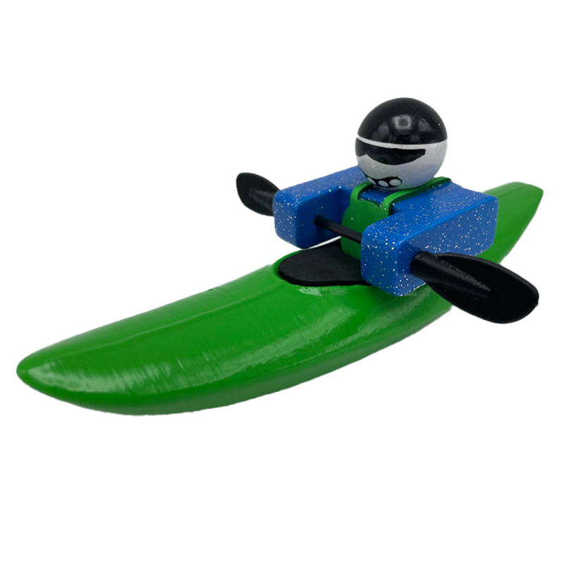 Foamie Friends Plastic Mini Creeker Kayak Green