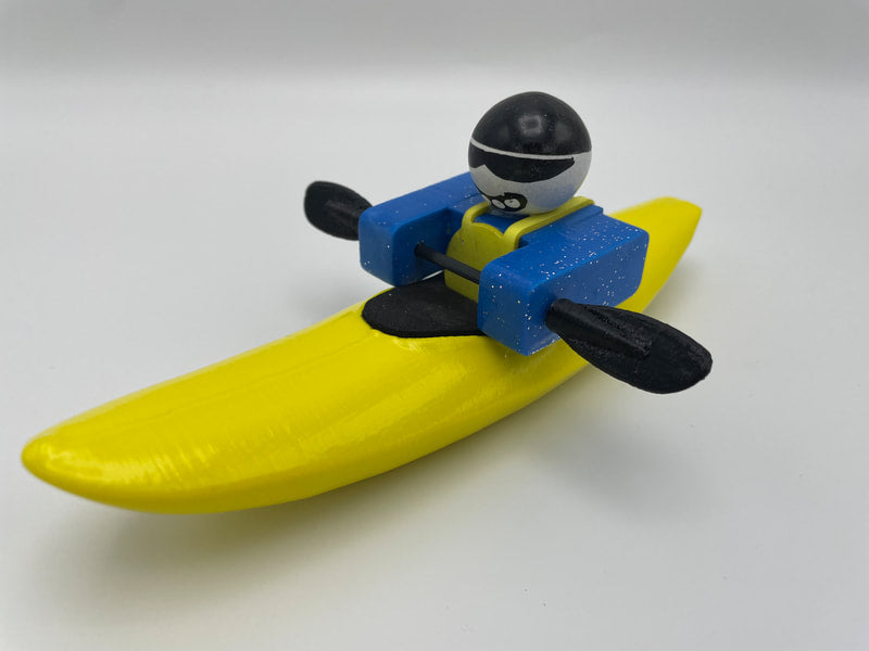 Foamie Boater - Plastic Mini Kayaks