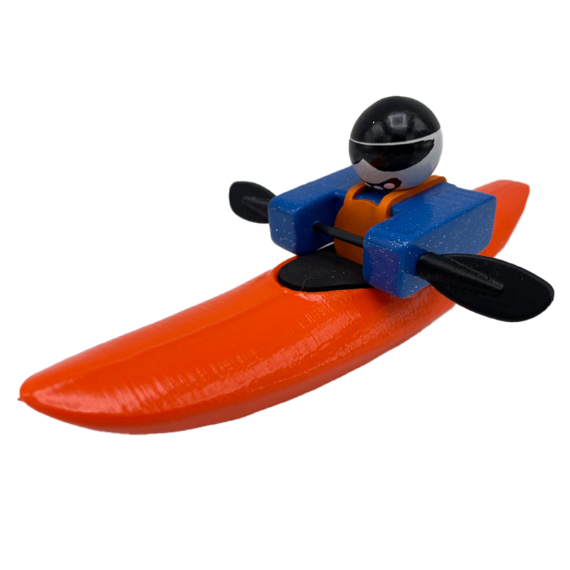 Foamie Friends Plastic Mini Creeker Kayak Orange