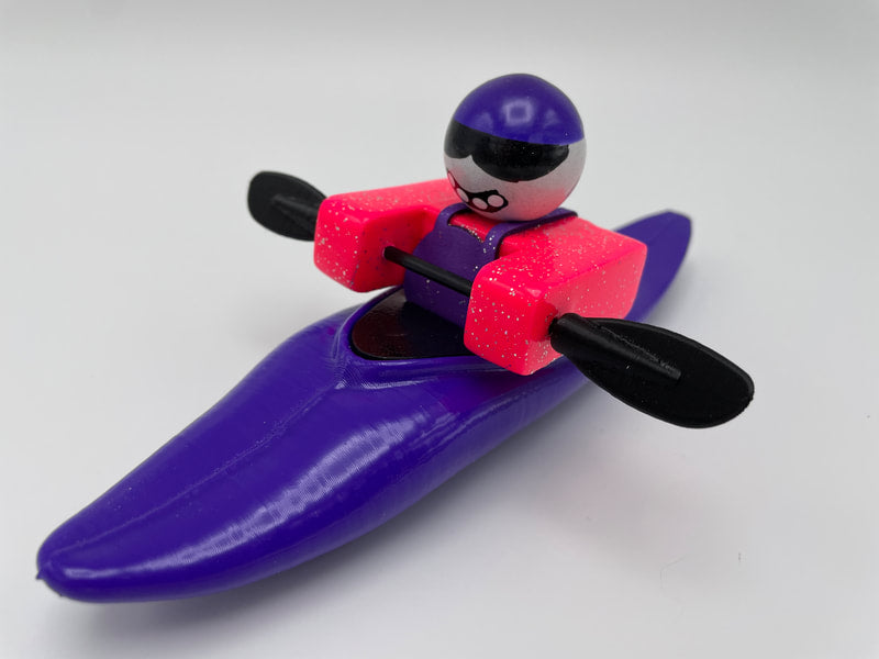 Foamie Boater - Plastic Mini Kayaks