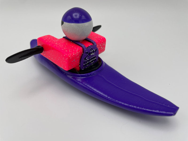 Foamie Boater - Plastic Mini Kayaks