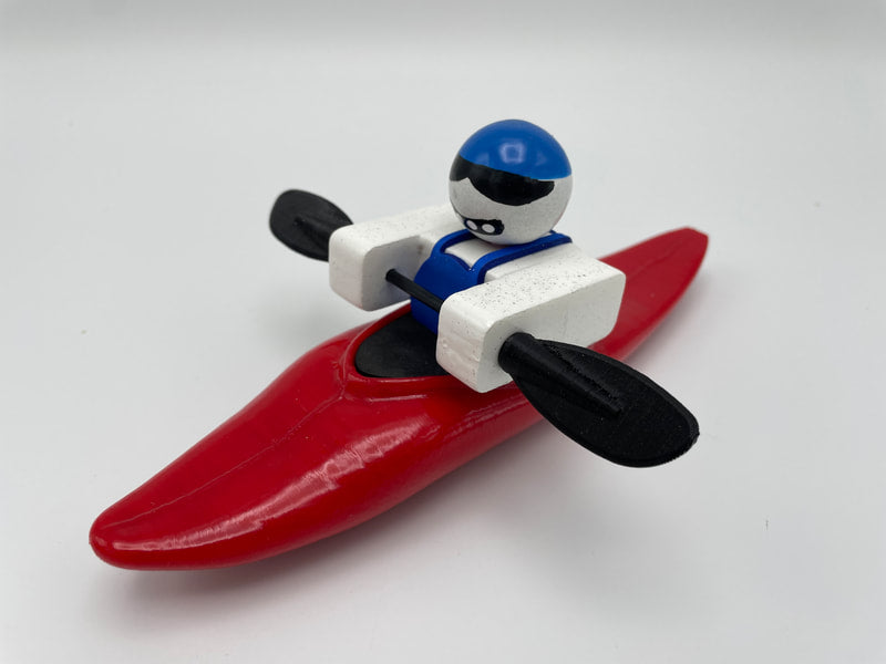 Foamie Boater - Plastic Mini Kayaks