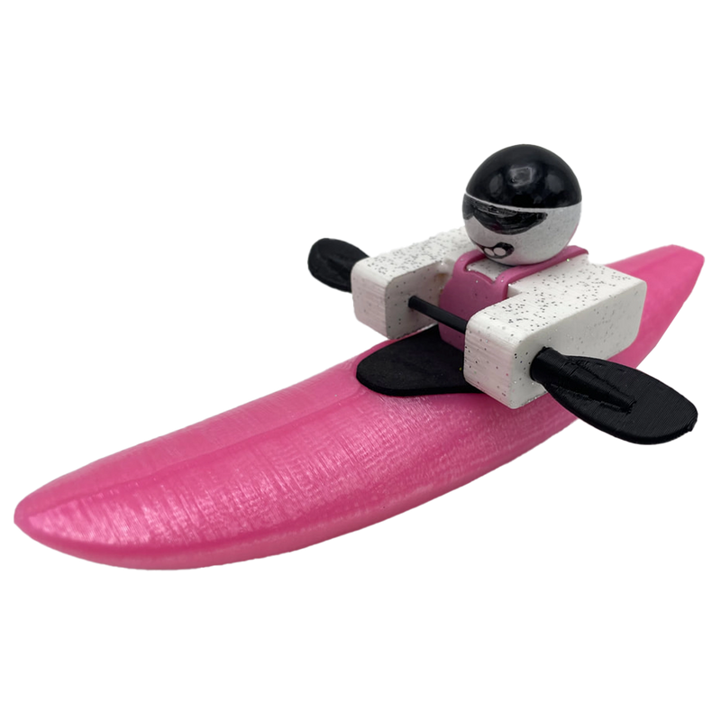 Foamie Friends Plastic Mini Creeker Kayak Pink