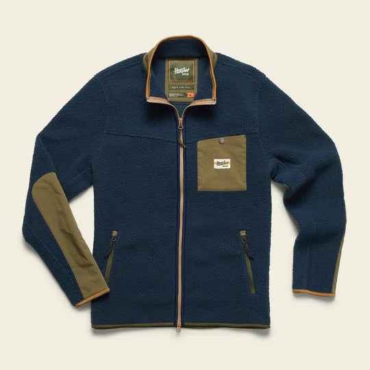 Howler Brothers Chisos Fleece Jacket Station Blue