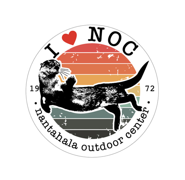 NOC Fish with Rafters Sticker
