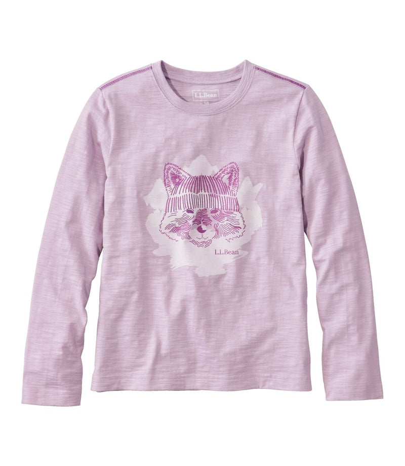 L.L. Bean Kid's Glow in the Dark Graphic Long Sleeve Tee