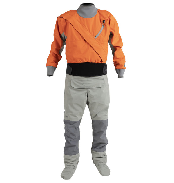 Kokatat Mens Meridian Dry Suit Tangerine Front