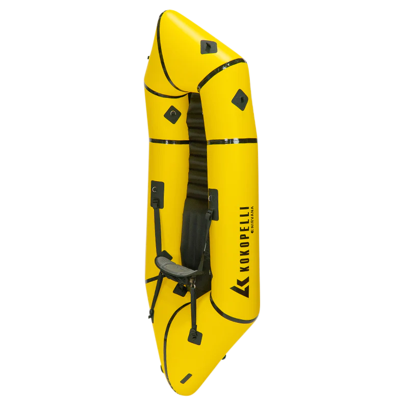 Nirvana Ultralite Self-Bailing Packraft with TiZip - Package w/ Thigh Straps