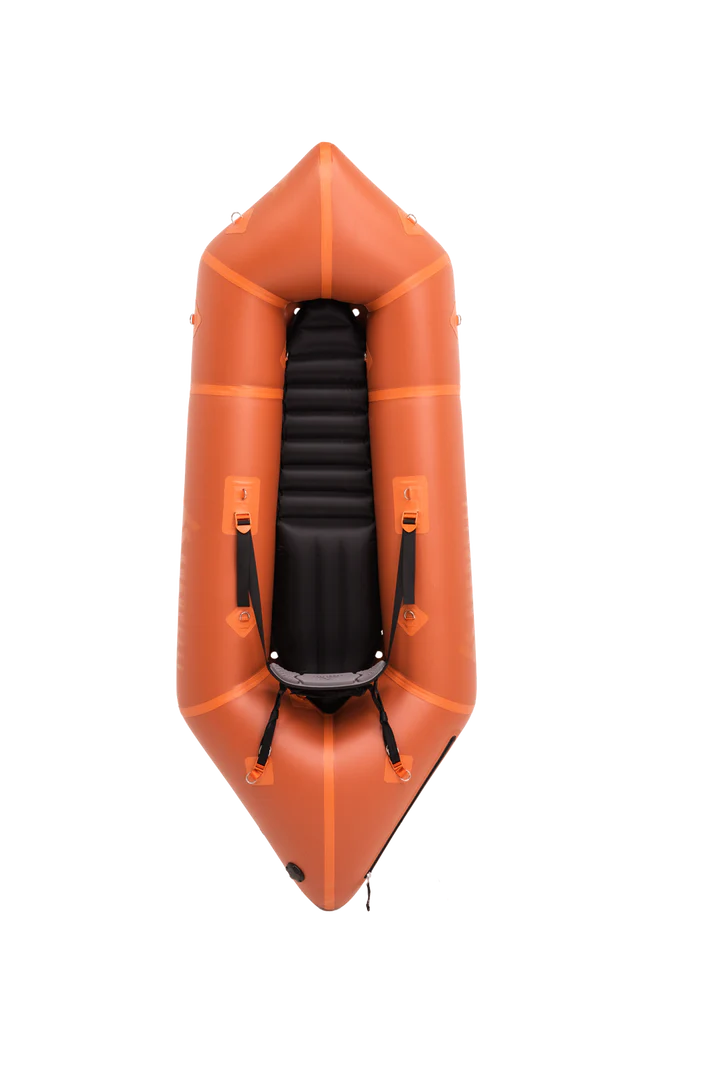 Recon Self-Bailing Packraft & Thigh Straps Package Red Rock