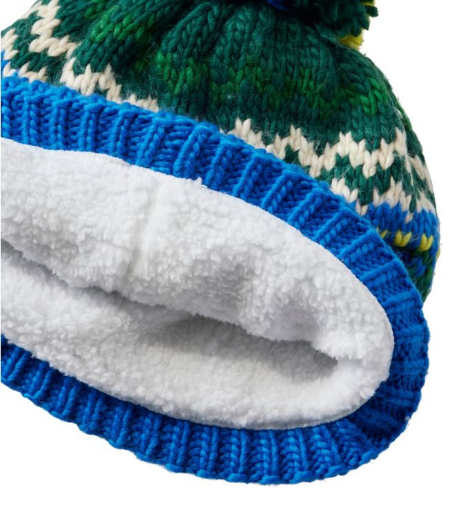 L.L. Bean Kid's Bean's Chunky Yarn Hat Interior