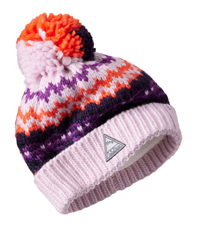 L.L. Bean Kid's Bean's Chunky Yarn Hat Lavender Ice