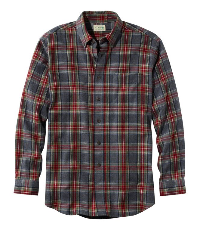 L.L. Bean Men's Scotch Plaid Flannel Shirt