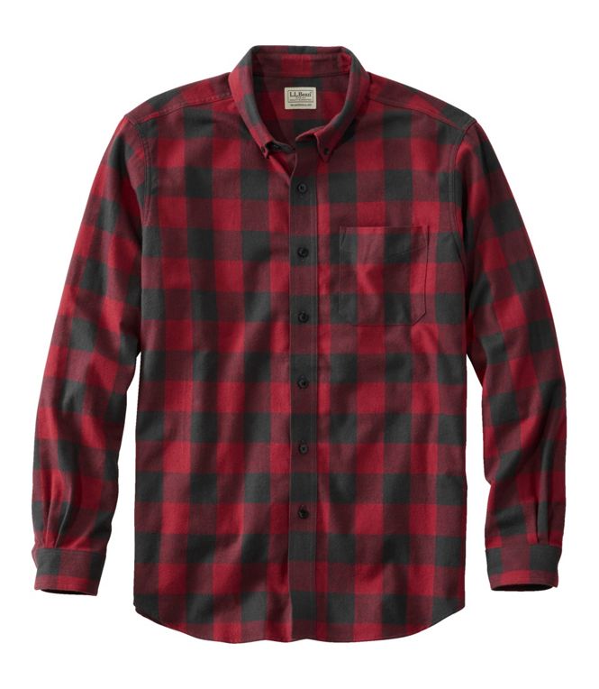 L.L. Bean Men's Scotch Plaid Flannel Shirt