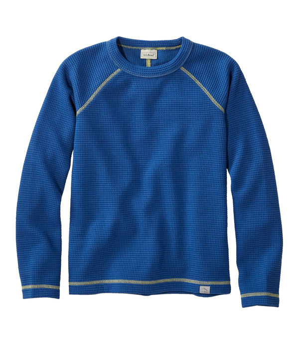 L.L. Bean Chunky Thermal Crewneck Royal Blue