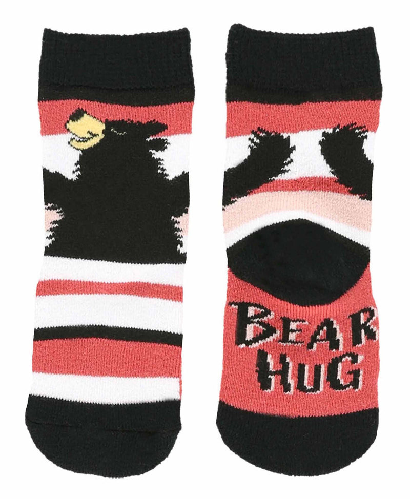 Lazyone Bear Hug Pink Infant Sock