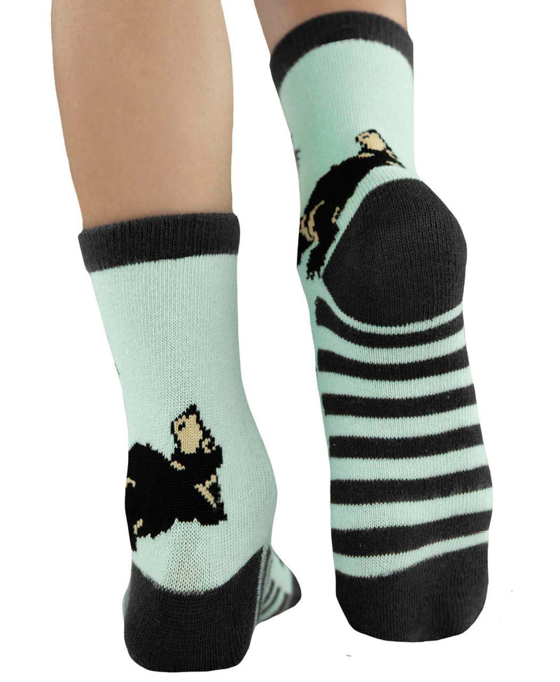 Lazyone Kid Sock Bearly Awake Heel