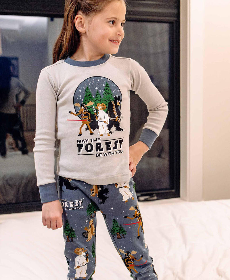 Lazyone Kid's May The Forest Be With You PJ Set