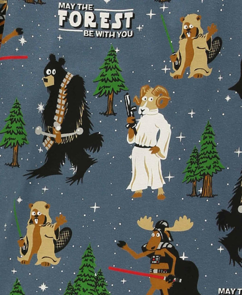 Lazyone Kid's May The Forest Be With You PJ Set Print