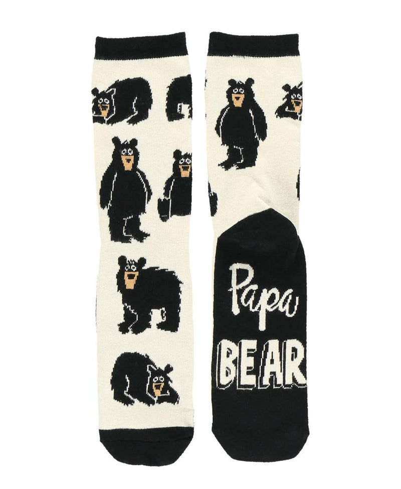 Lazyone Papa Bear Crew Sock