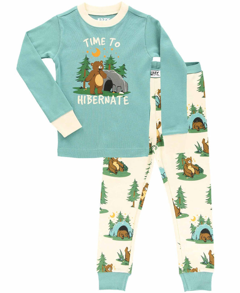 Lazyone Kid's Time To Hibernate PJ Set