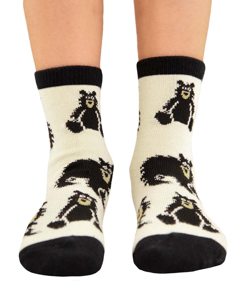 Lazyone Bear Cub Kid Sock