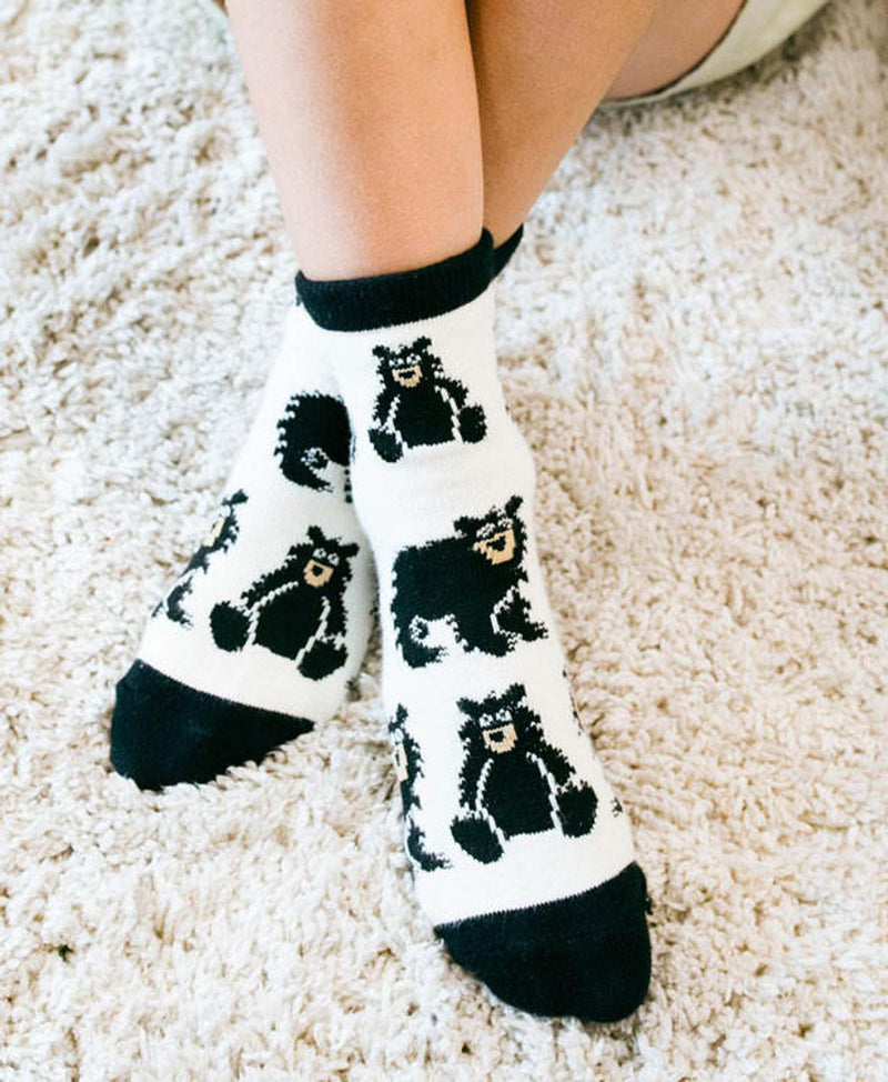 Lazyone Bear Cub Kid Sock