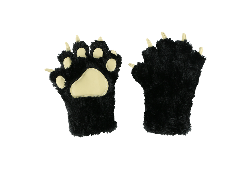 Lazyone Black Bear Paw Mitts