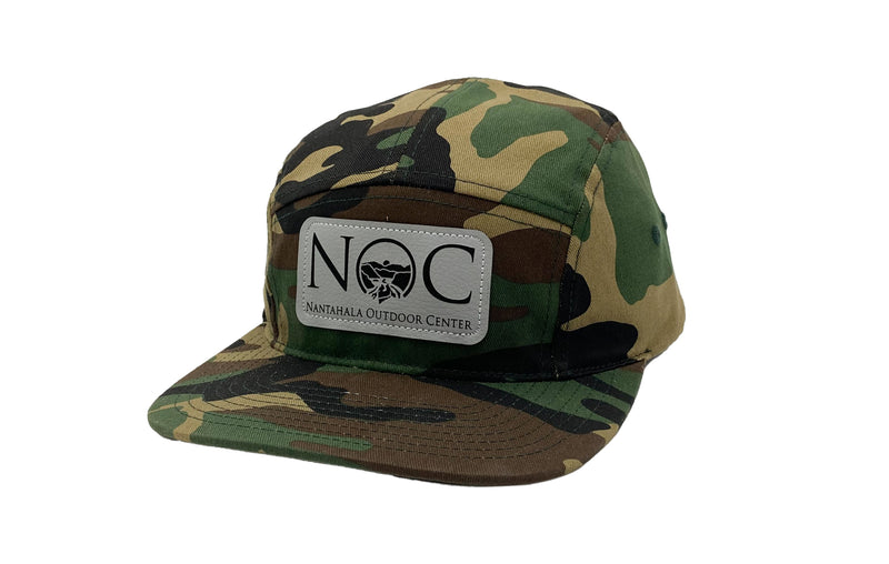 NOC Faux Leather Patch Hat