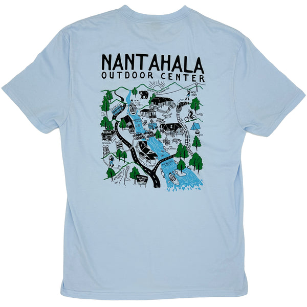 Nantahala Doodle Tee SS Ice Blue