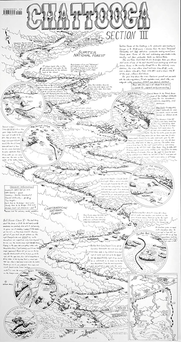 Nealy Chattooga Section III River Map