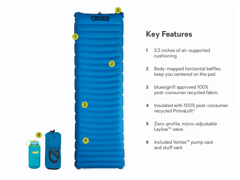 Nemo Quasar 3D Insulated Regular Sleeping Pad