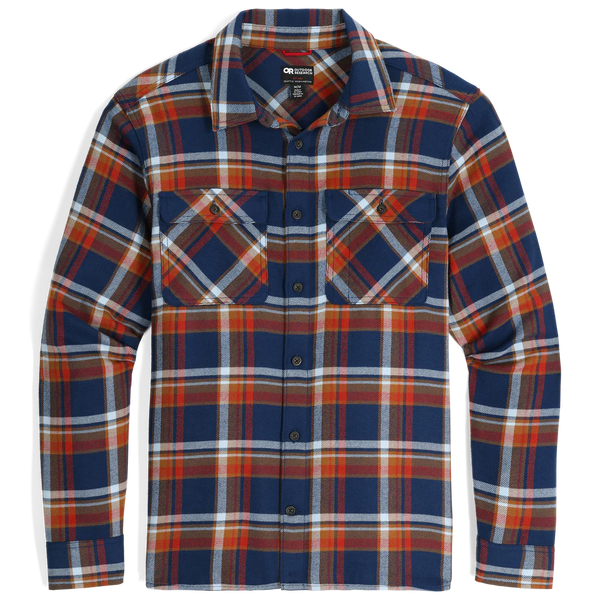 Outdoor Research Feedback Flannel Twill Shirt Cenote Plaid 