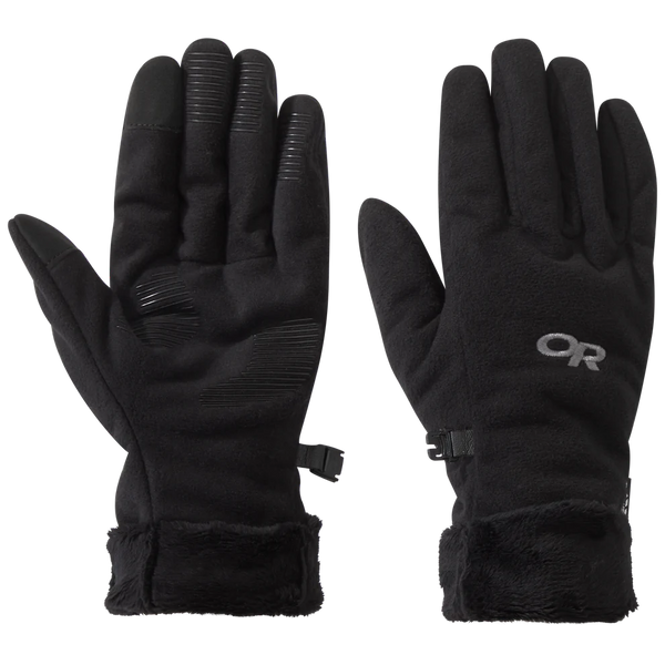 Outdoor Research Women's Fuzzy Sensor Gloves Black